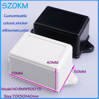 

8 pcs/lot free shipping plastic enclosure for electronic smart home diy smart home switch box 70x50x40 mm
