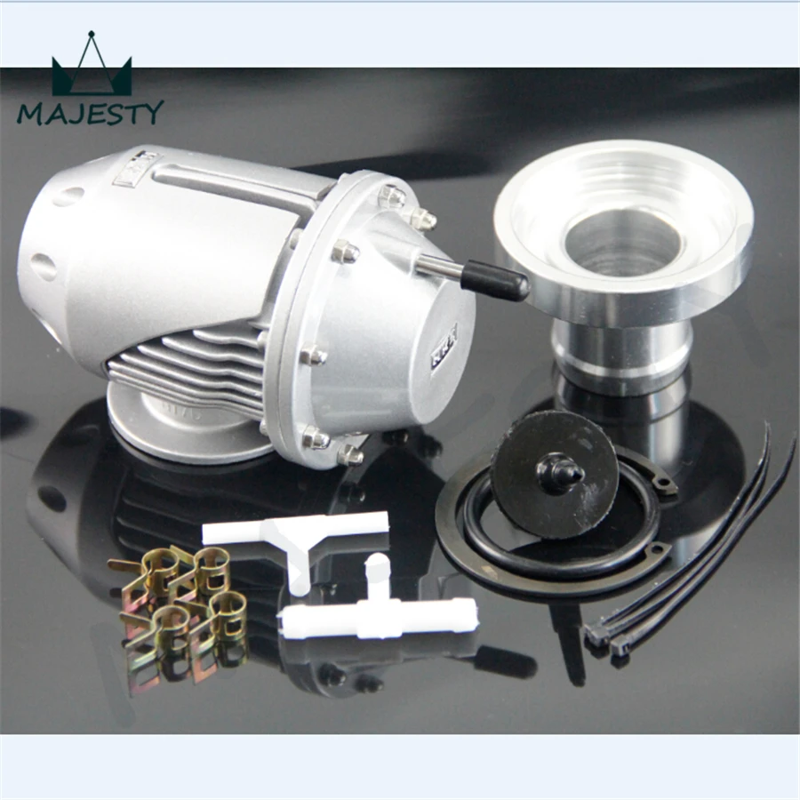 Universal BOV SQV SSQV 2 II Turbocharger Turbo Blow Off Valve JDM BLACK