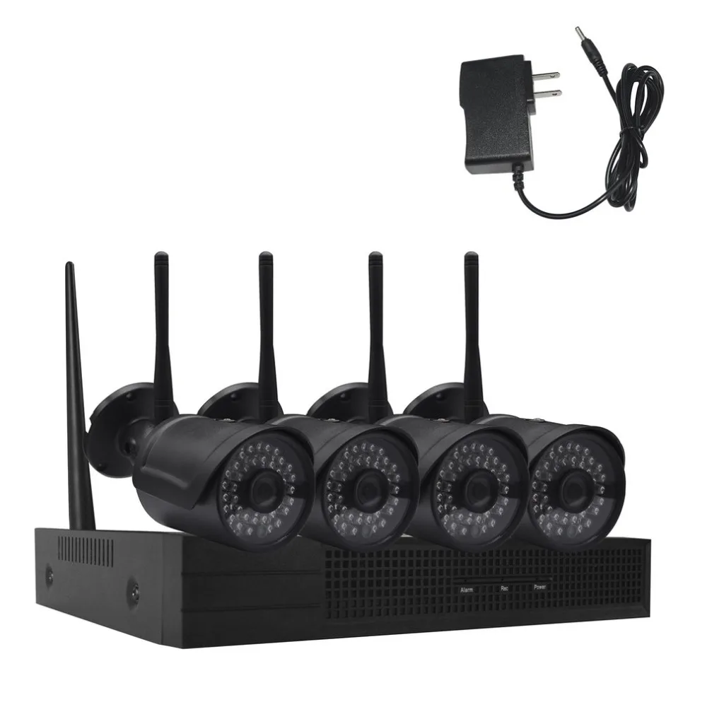

4CH Wireless WiFi Home Security Camera System H.265 Surveillance Camera CCTV Kit IR Outdoor HD Camera Real-time Recording