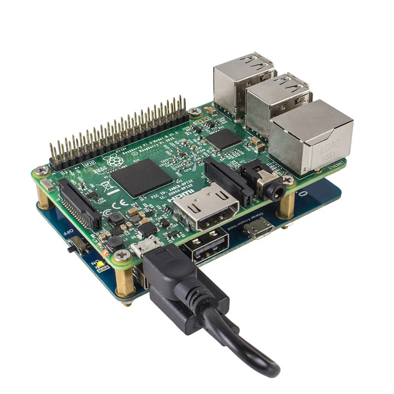 Raspberry Pi 3 Model B+ плюс модуль питания с 2 USB выход литиевый источник питания плата расширения также для RPI 3 Модель B