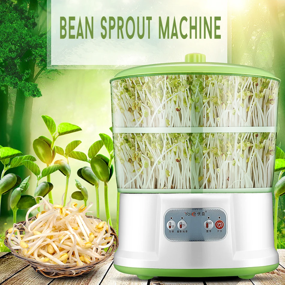 Intelligence Bean Sprouts Machine Thermostat Green Seeds Grow Automatic