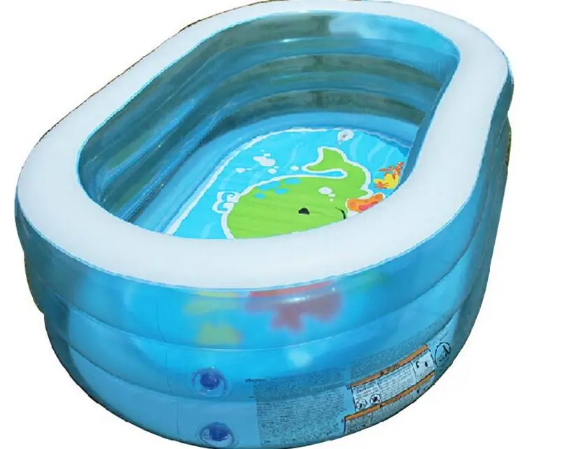 GIOCO PISCINA GONFIABILE INTEX BABY OVALE 163X107X46 CM ACQUA