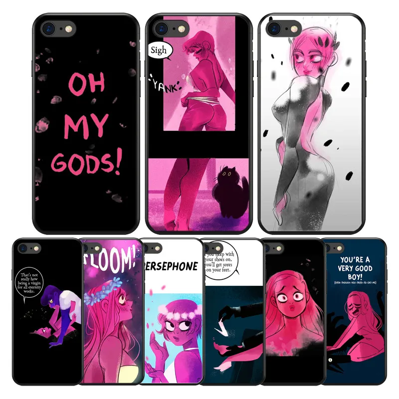 

Kill Lore Olympus Black Soft silicone TPU Plastic Tampa da Caixa Do Telefone Shell Para O IPhone 4 5 6 7 8 X XR Plus Coque Capa