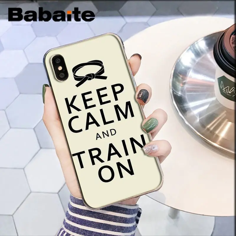 Babaite sport taekwondo прозрачный мягкий чехол для телефона Apple iPhone 8 7 6 6S Plus X XS MAX 5 5S SE XR мобильный чехол - Color: A11