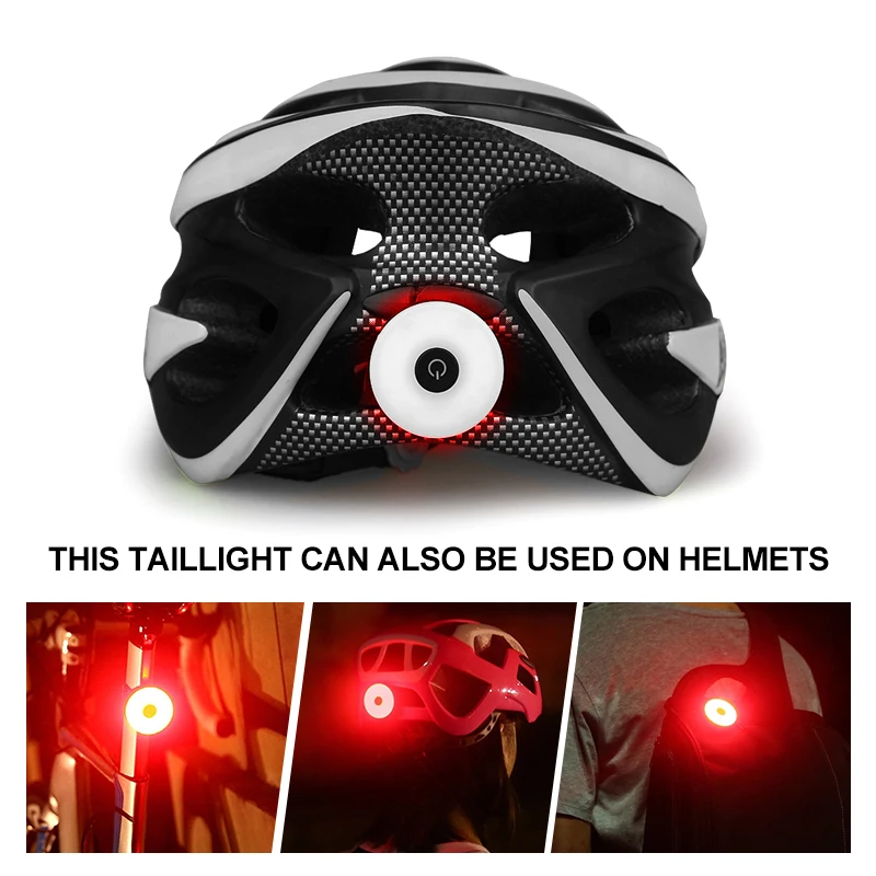 Clearance Round Shape Bike Light 5 Modes Taillight USB Rechargeable LED Cycling Bicycle Rear Tail Lights Warning Lamp Flashlight ciclismo 2 Clearance Round Shape Bike Light 5 Modes Taillight USB Rechargeable LED Cycling Bicycle Rear Tail Lights Warning Lamp Flashlight ciclismo 2