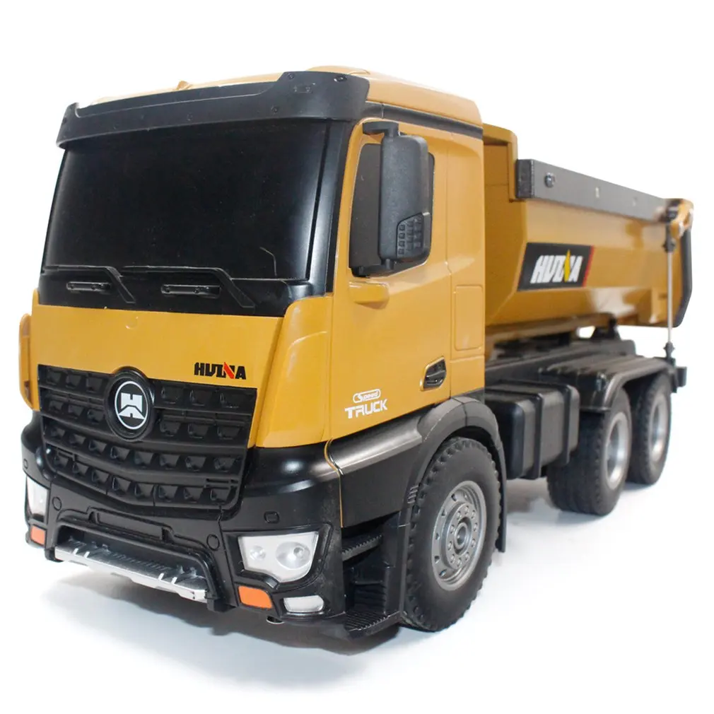 HUINA TOYS 1573 1/14 10CH Alloy RC Dump Trucks Engineering Construction Car Remote Control Vehicle Toy RTR RC truck gift for boy|RC Trucks| - AliExpress