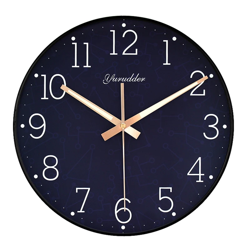 New Arrival The universe Design Modern Fashion MDF Wall Clock LUMINOVA