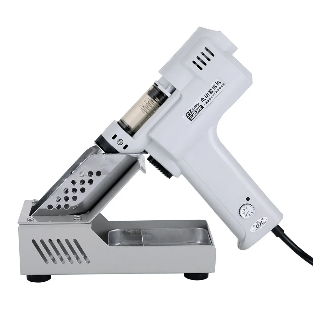 Electric Vacuum Desoldering Pump Solder Sucker Gun220v Suction Gun S