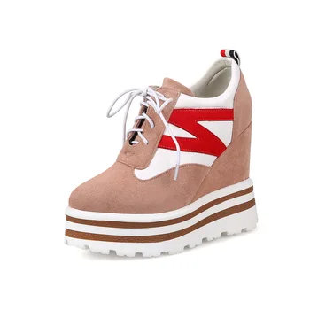 

New age season pointed high leisure with waterproof Taiwan students heighten lace-ups within 18329