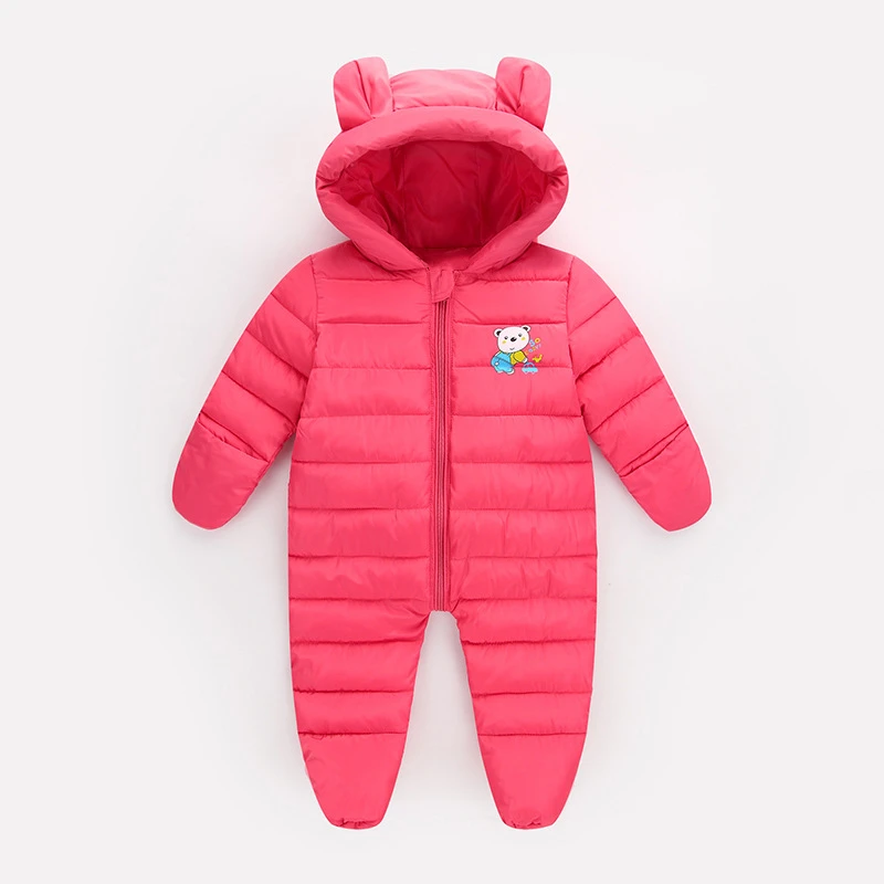 Conjunto de ropa de bebé recién nacido bebé niñas lindo 3D oso oreja mono bebé niños ropa conjunto otoño invierno cálido Bebé Ropa conjunto