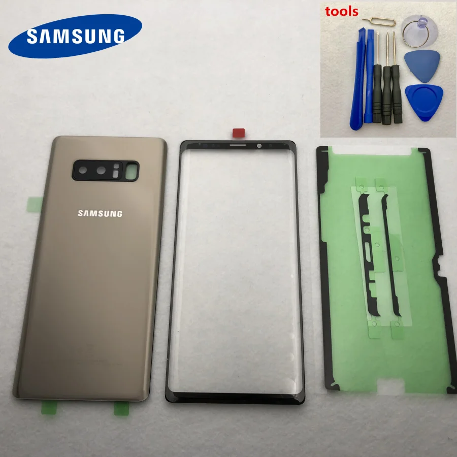 

Note8 Battery Back Cover Glass Door Housing Front Touch Screen Glass Outer Lens For Samsung Galaxy note 8 N950 N950F N9500