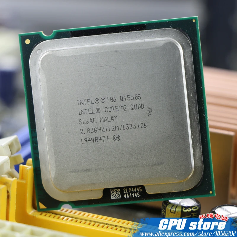 Intel Core 2 Quad Q9550S cpu Процессор(2,83 ГГц/12 м/1333 ГГц) Socket 775 настольный процессор(Рабочая), Q9505S