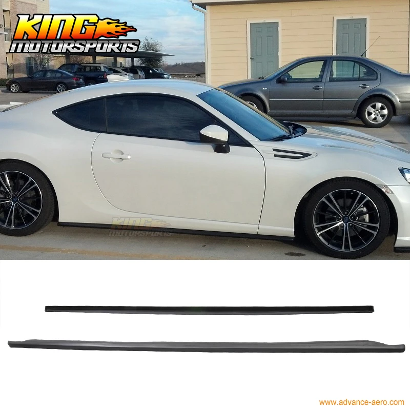 

Fits 13-20 FRS Subaru BRZ GT86 FT86 CS Style Side Skirts Unpainted PU