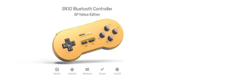 8Bitdo винтажный SN30 GP Edition Bluetooth беспроводной контроллер геймпад для пульта дистанционного управления/Ios/Andorid/MacOS/СТИМ/Windows - Цвет: GP Yellow Edition