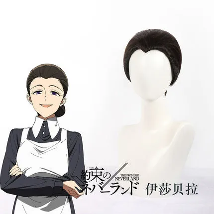 

The Promised Neverland Isabella Natural Color Cosplay Wig Synthetic Hair for Adult Styled Wig