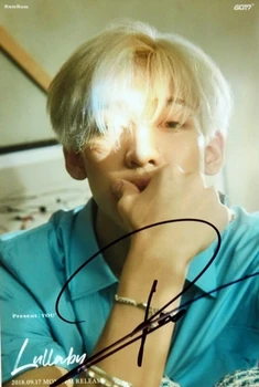 

hand Signed GOT7 Bambam autographed photo 4*6 Present You 3 versions 092018