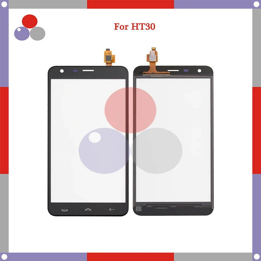 10pcs/lot 5.5'' For Homtom HT30 Sensor Touch Screen Panel Digitizer Outer Glass Lens | Мобильные телефоны и