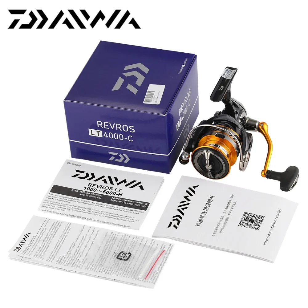 DAIWA REVROS LT 1000 2000 2500 3000C 4000C 5000C Спиннинг рыболовная Катушка Алюминий ручка Морская Рыбалка снасти