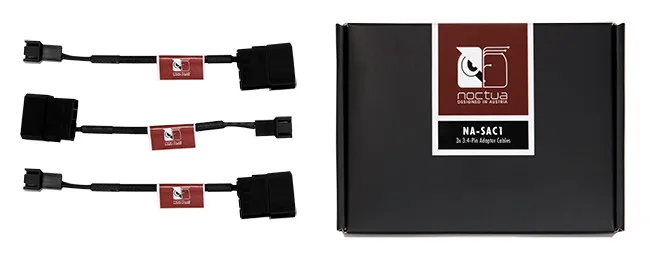 Noctua NA-SAC1 3:4-Pin Adaptor Cables CPU Cooling fan Computer Cases Towers Connectors | Компьютеры и офис