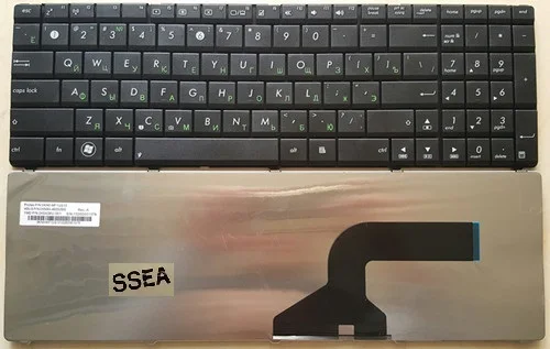 Новая русская клавиатура SSEA для ноутбука ASUS X52 X52F X52J X52N X52JK X52JE X55 X55A X55C X55U оптом |