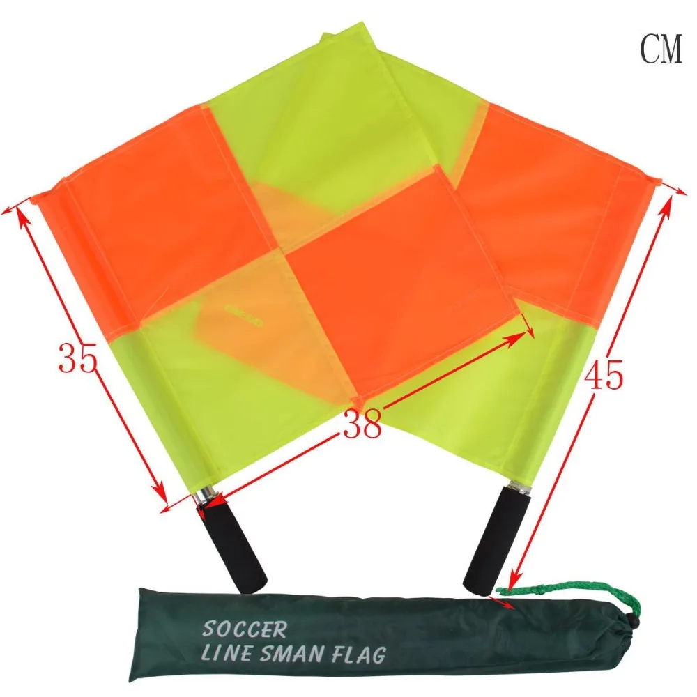 

1PC Soccer Football Referee Linesman Flag Professional Referee Equipment for Match Game High Quality Water Proof