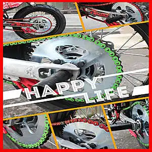X-Ring Oil Seal Chain 530 Pitch 122 Link Heavy Duty X ring Motorcycle Chains For Kawasaki ZX1100 ZX 1100 ZZ-R1100 # | Автомобили и