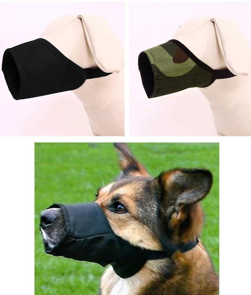 Adjustable Mesh Dog Mouth Muzzle Mast Bart Bite Mesh Mouth Muzzle Grooming Anti Bark Stop Chewing for Big Medium Smal Dogs (4)