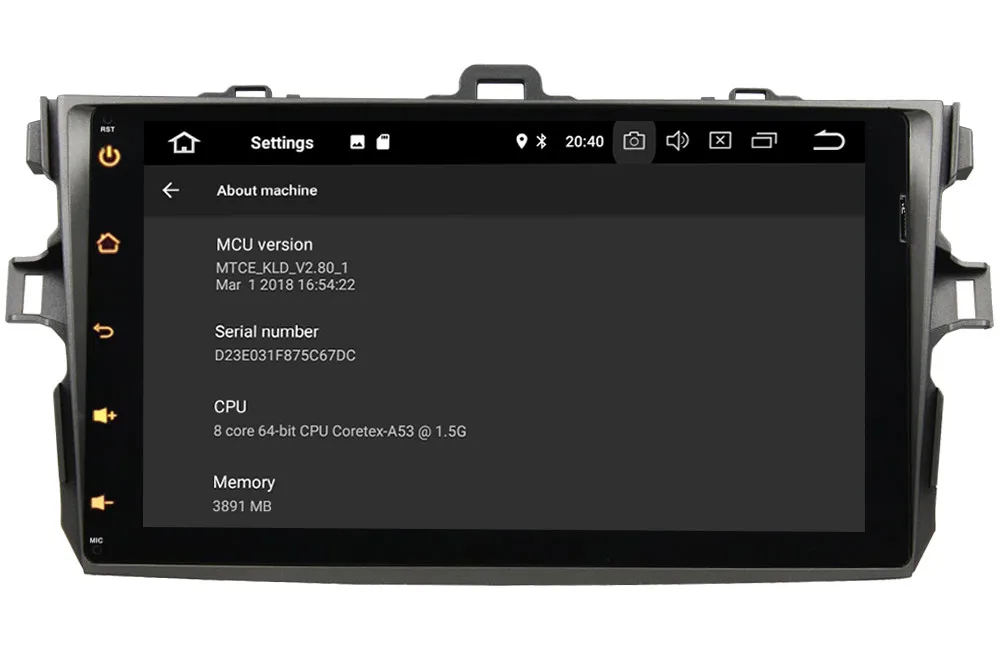 Sale 9" IPS Octa Core 4G Android 8.1 4GB RAM 64GB ROM RDS BT Car DVD Multimedia Player Autoradio Stereo For Toyota Corolla 2006-2011 5