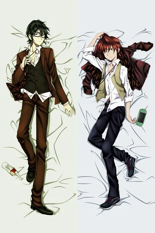 Japanese BL Anime Dakimakura Project K Fushimi Yata Hug Body Pillow Cover Case H2053