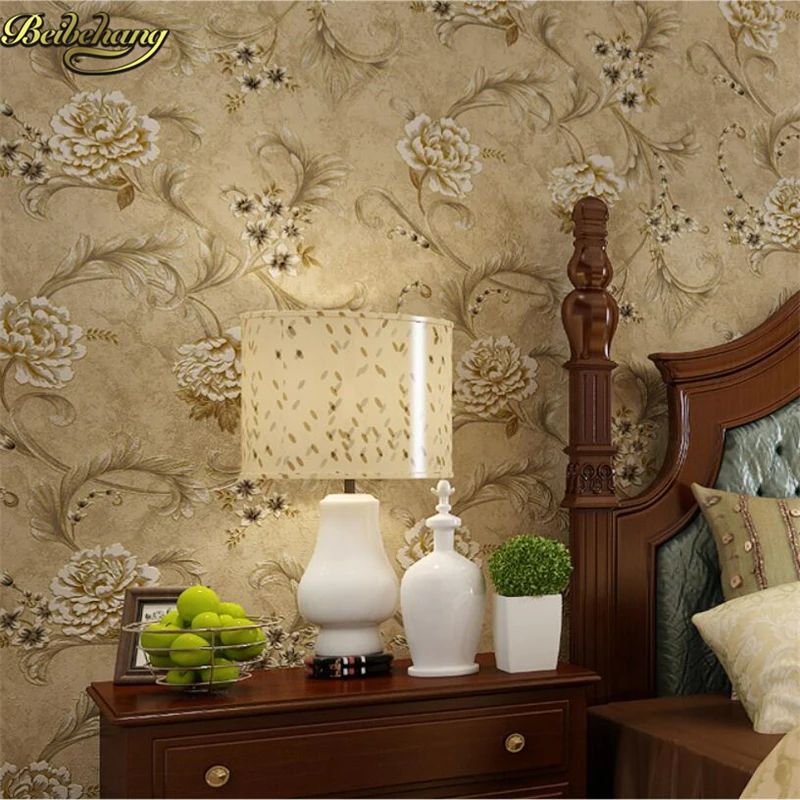 beibehang-retro-americano-wallpapers-pastoral-flores-mais-quente-quarto-sala-de-estar-tv-fundo-papel-parede