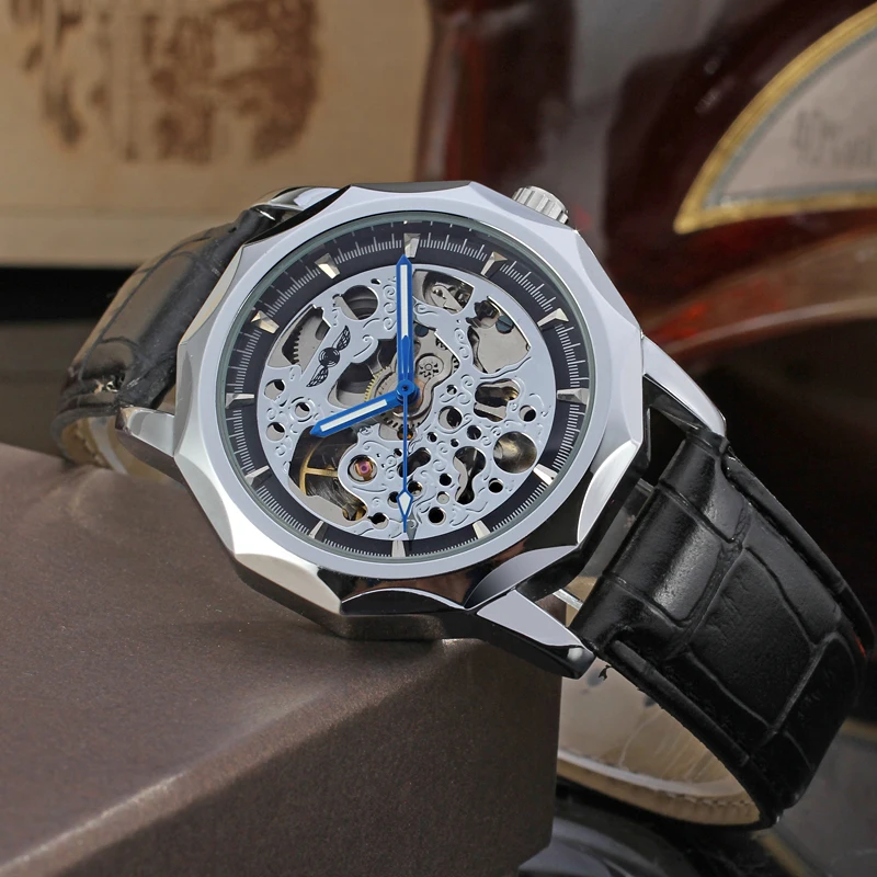 Winner Mechanical Watch Top Luxury Automatic Skeleton  