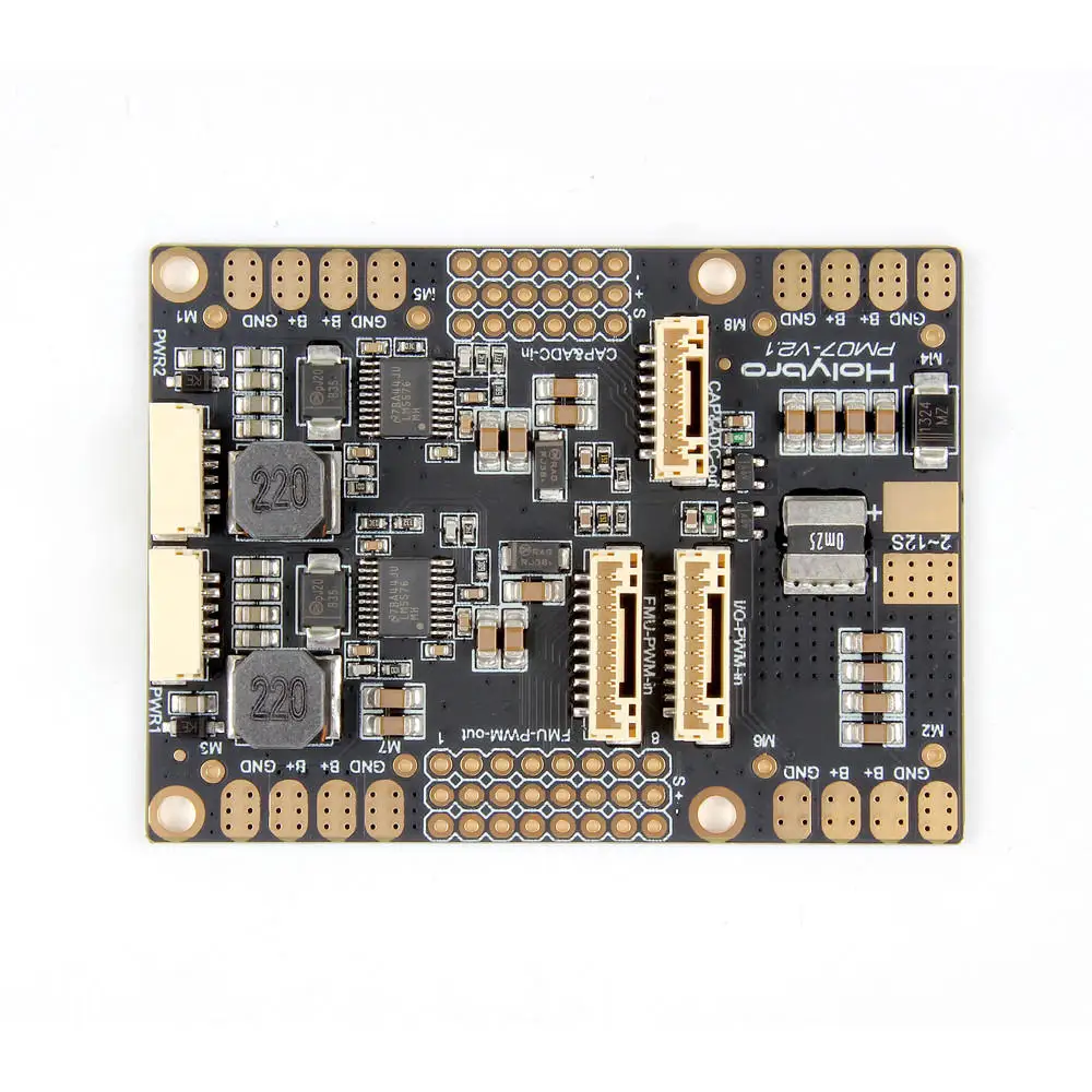 Holybro Pixhawk 4 Контроллер полета STM32F765 32 бит ARM w/PM07 управление питанием 5 в UBEC ausганг