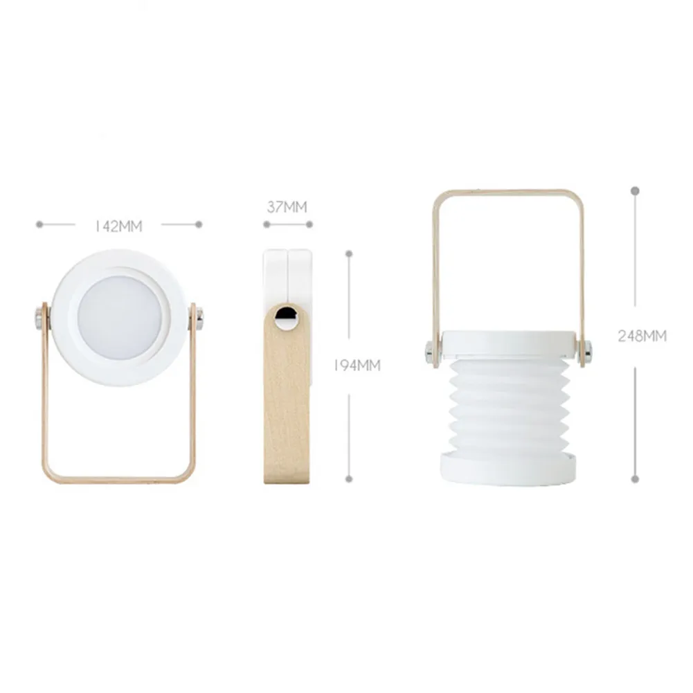 

New LED USB Charging Light Reading Table Outdoor Portable Small Flashlight Camping Lamp Foldable Light SF66