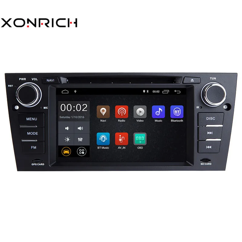 

Xonrich AutoRadio1 Din Android 9.0 Car DVD Player For 3 Series BMW E90/E91/E92/E93 Navigation Head Unit Audio Stereo Wifi 2+32GB