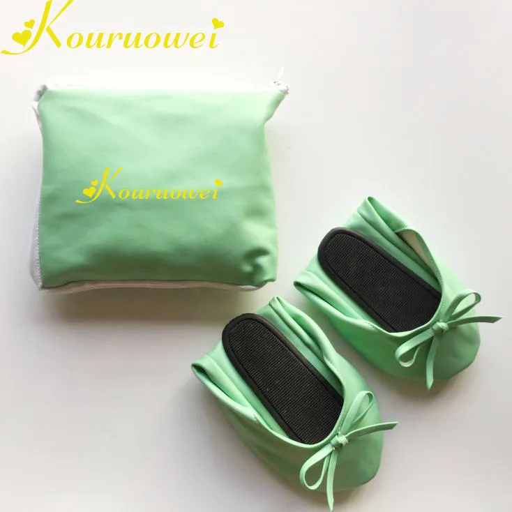 foldable travel flats with pouch