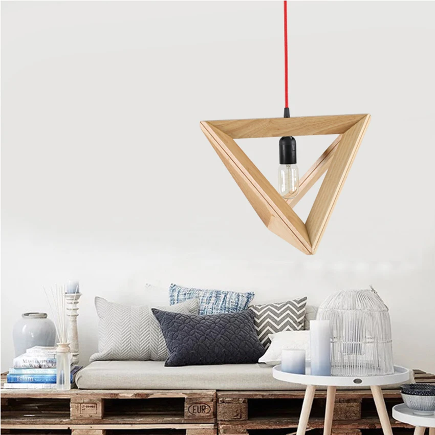 

nordic Modern Pendant Lights Wooden simple Pendant Lamps For Restaurant/Bar luminaire pendientes Home Decoration lamparas bar
