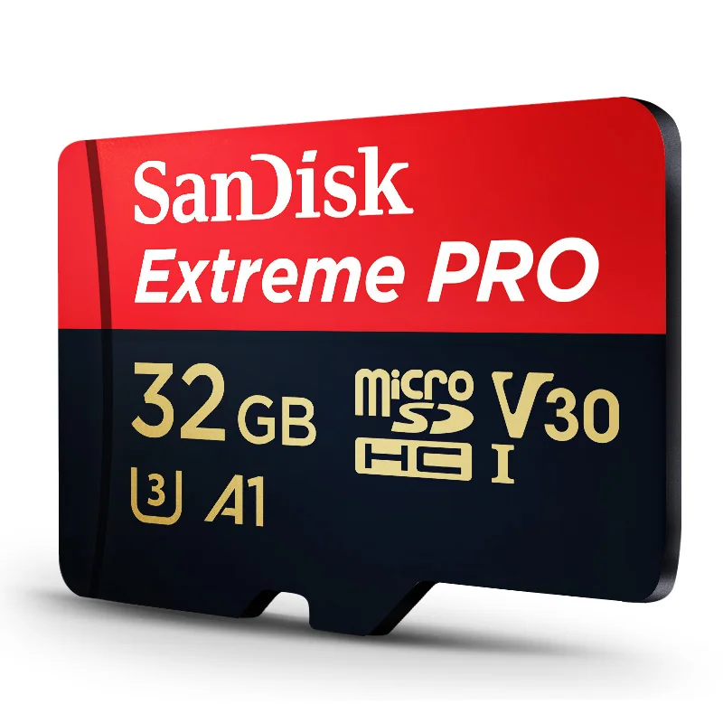 Натуральная двойной флеш-накопитель SanDisk EXTREME PRO карты памяти micro sd 128 Гб 64 Гб 170 МБ/с. micro sd карты памяти 32 Гб class10 флэш-карты A2 для спортивной экшен-камеры 4K HD видео - Емкость: 32 Гб