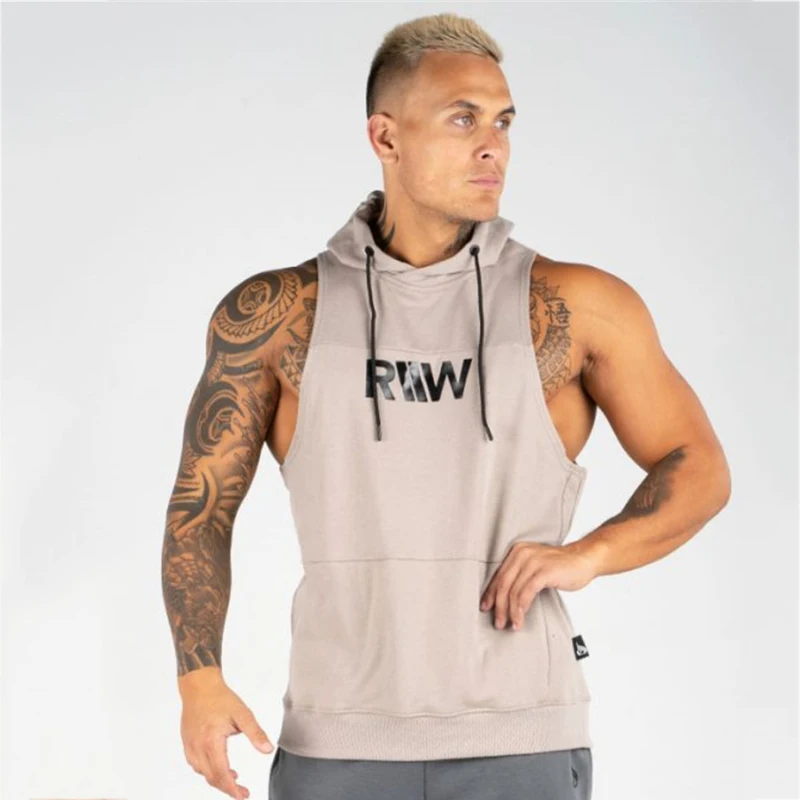 Tank Tops men Sportwear Fitness Tank tops-6