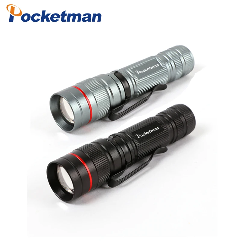 

Mini 1000LM Q5 LED Flashlight Waterproof Aluminum 3 Model Zoomable Torch light For outdoor lighting