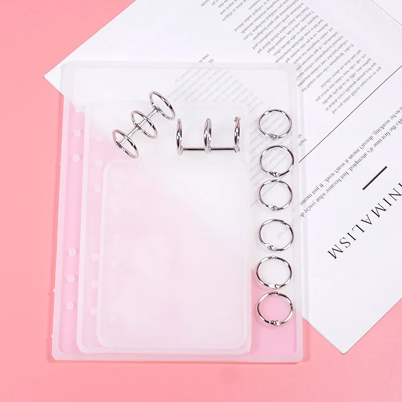 

Cheaper A7/A6/A5 Notebook Shape Silicone Mold DIY Resin Book Mold Crystal Epoxy Silicome Mold Transparent Book Silicone Mold