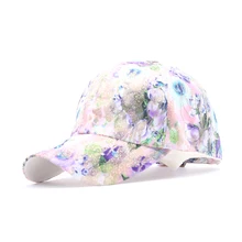 

2018 Female Summer Leisure Embroidery Flower Sequins Mesh Baseball Cap Women Men Breathable Hip Hop Sunshading Hat Gorras