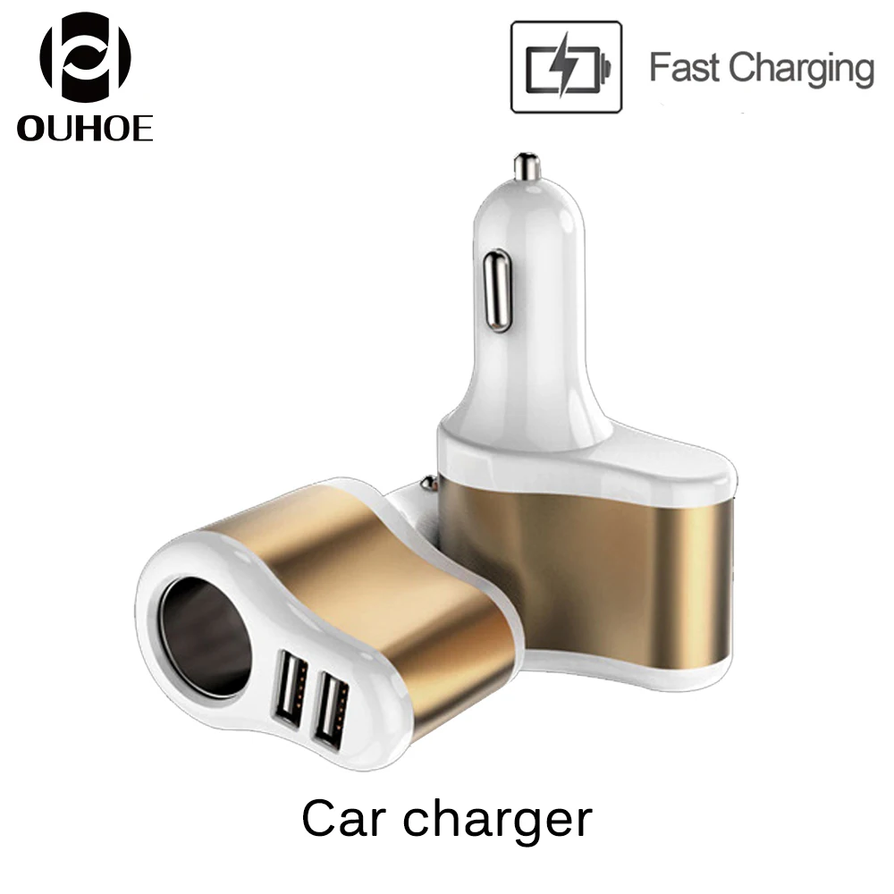 3.1A Dual usb Car charging Adapter Mobile Battery Charger Dual Usb Car