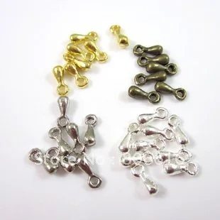 

3*7MM 800Pcs Mixed 4 Colors Crimp Beads Chain End Drop Jewelry Findings Components Jewelery Accessories