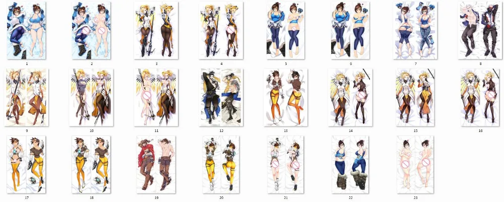 Популярная стреляющая игра Аниме персонажи Мэй & Трейсер Мерси OW наволочка для