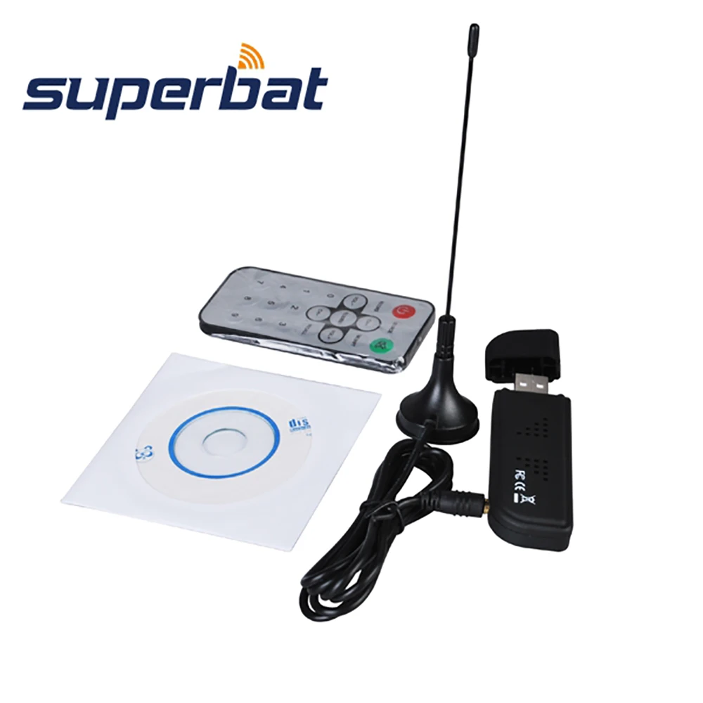 Superbat FM DAB USB DVB-T RTL2832U+ R820T Антенна MCX штекер разъем 120 см кабель Беспроводная телевизионная антенна Антенна Очень рекомендуем