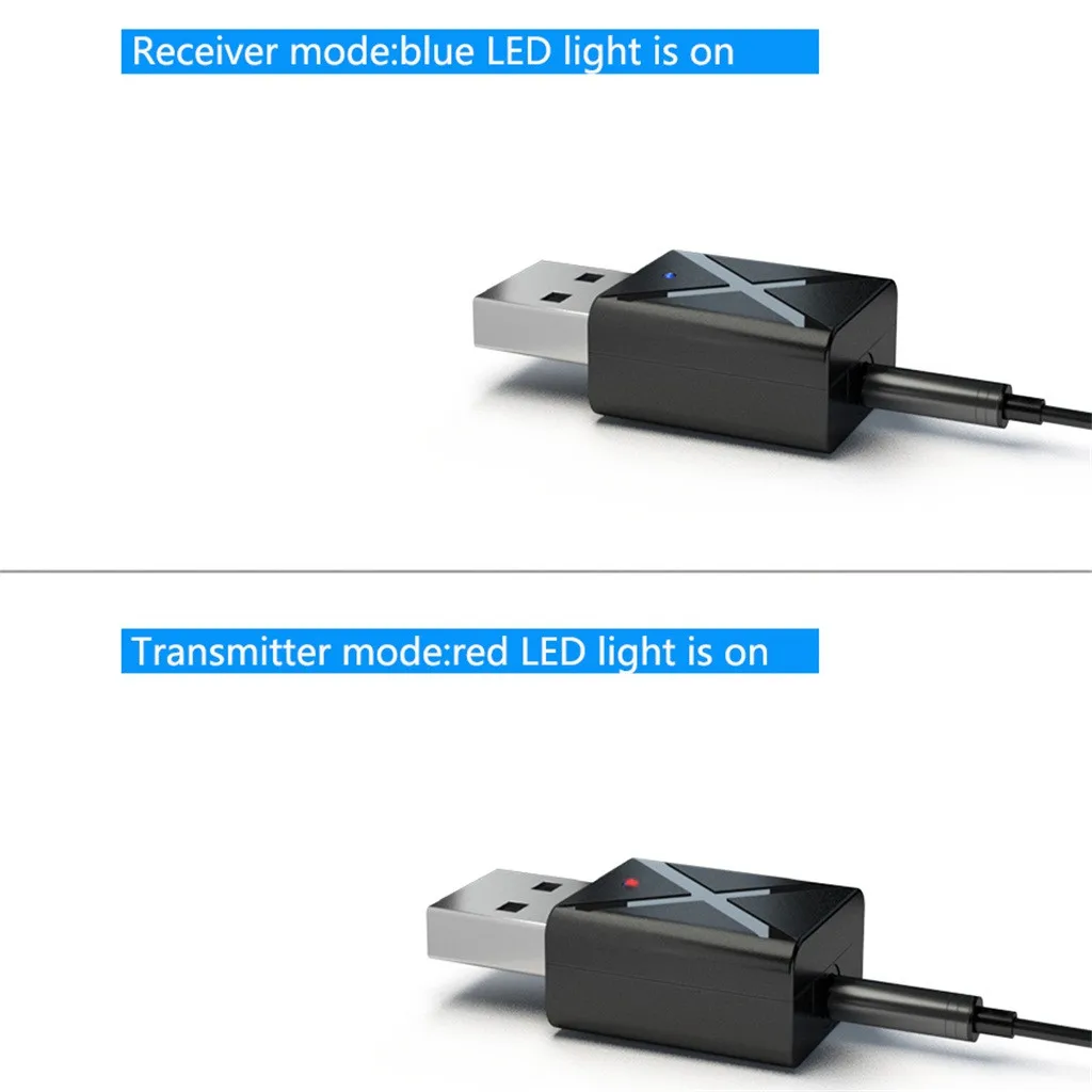 Bluetooth 5,0 аудио приемник передатчик Мини 3,5 мм AUX Стерео Bluetooth передатчик для ТВ ПК беспроводной адаптер для автомобиля