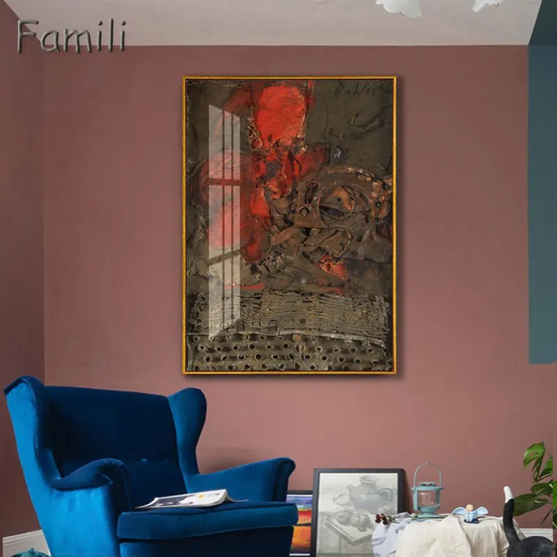 Современный стиль холст абстрактная живопись Настенная художественная постер и принт декоративная картина модное украшение дома