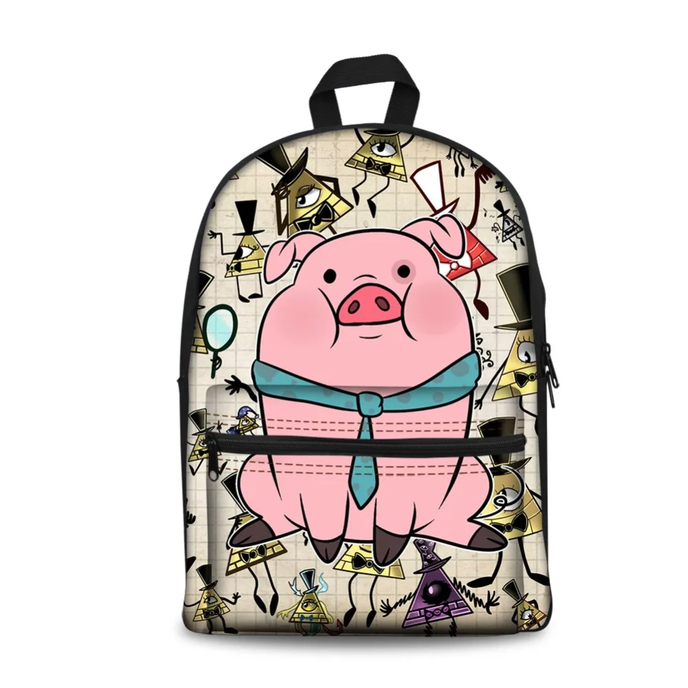 

Cartoon Adorable Waddles Gravity Falls Bag backpacks school bags teenager girls boys students schoolbag bookbag mochila escolar