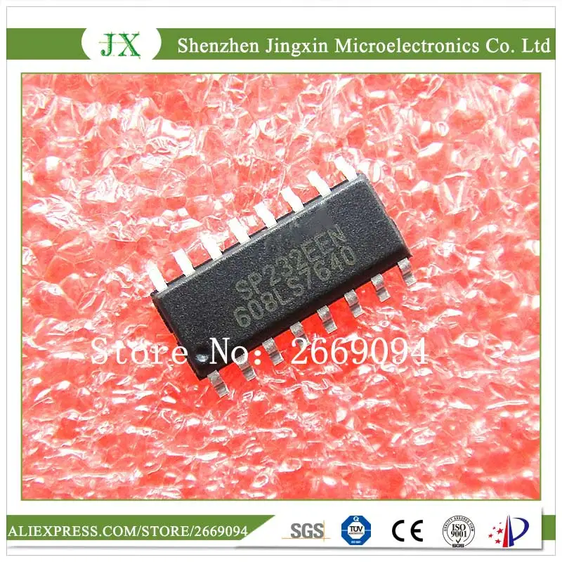 100PCS-SP232-SP232EEN-SP232ECN-transceiver-RS232-sop16-New-spot-Quality ...