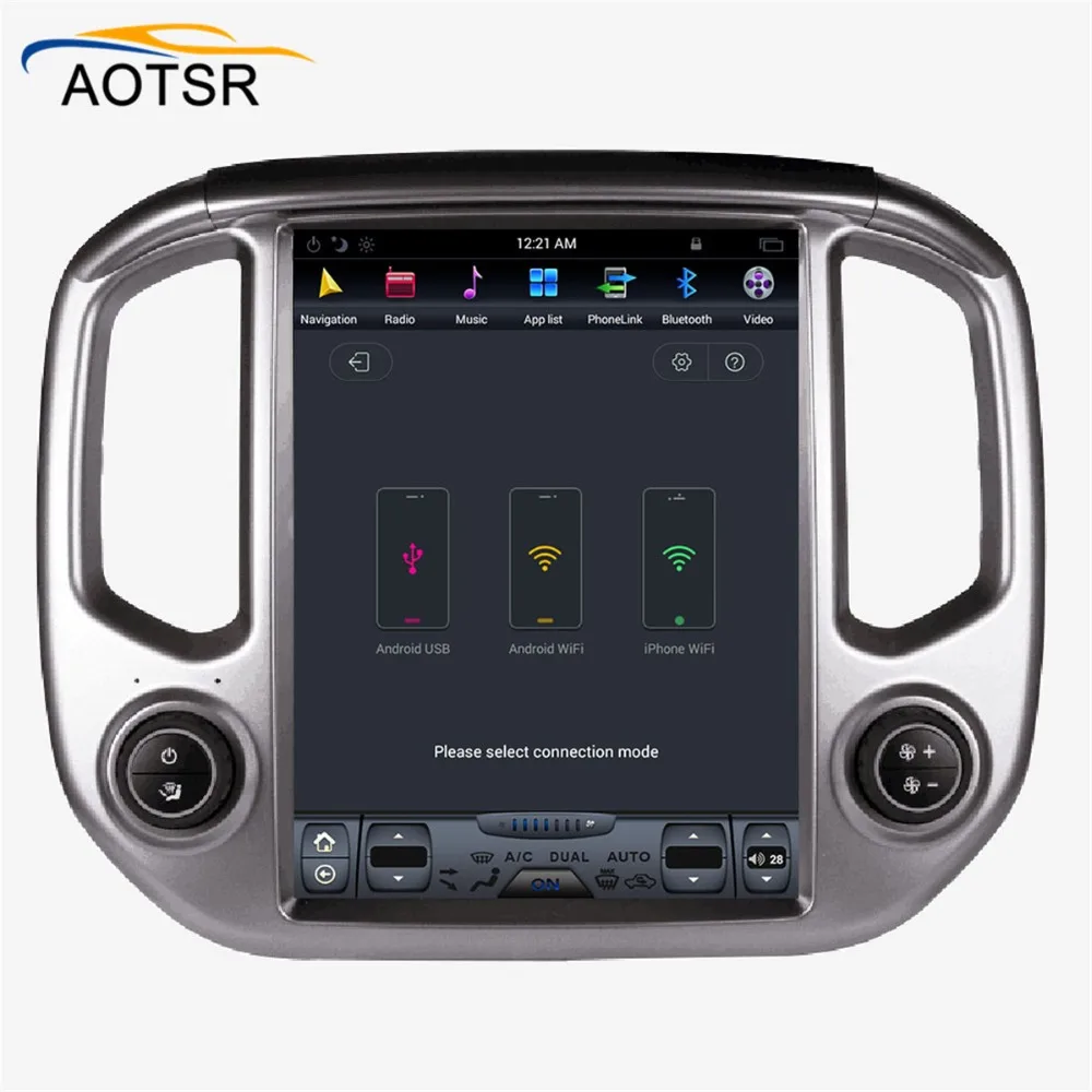 Автомобильный мультимедийный плеер Tesla style большой экран Android для Chevrolet Colorado/GMC CANYO